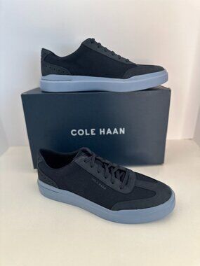Cole Haan GrandPro Rally Navy Blue Canvas T-Toe Sneakers Men's Size 10M C41688